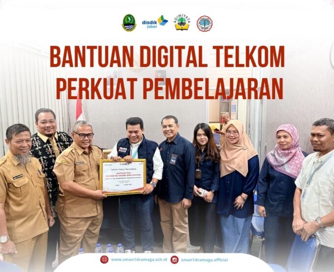 SMAN 1 Dramaga Terima Bantuan Digital dari Telkom untuk Perkuat Pembelajaran